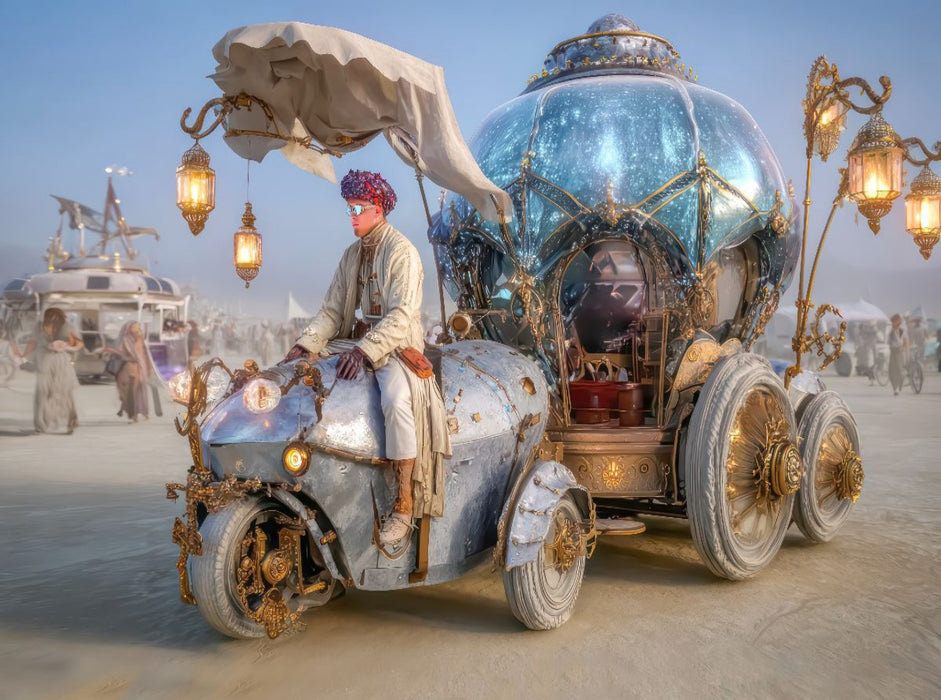 Festival in der Wüste - CALVENDO Foto-Puzzle'