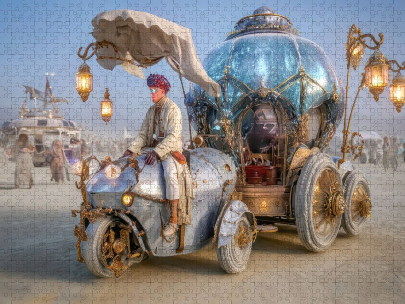 Festival in der Wüste - CALVENDO Foto-Puzzle'