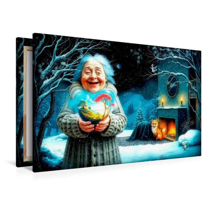 Premium Textil-Leinwand Reserve vom Sommer