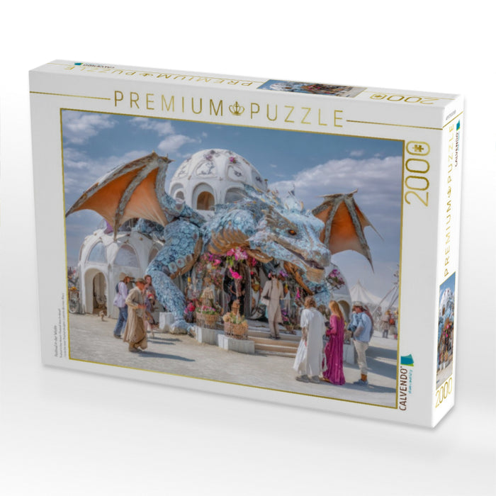 Festival in der Wüste - CALVENDO Foto-Puzzle'