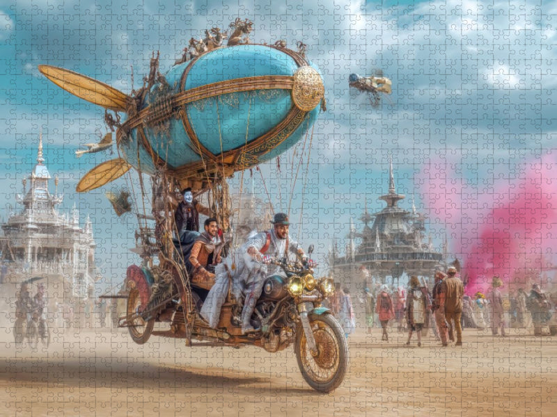 Festival in der Wüste - CALVENDO Foto-Puzzle'