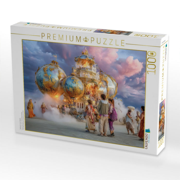 Festival in der Wüste - CALVENDO Foto-Puzzle'