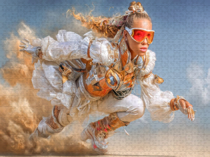 Festival in der Wüste - CALVENDO Foto-Puzzle'