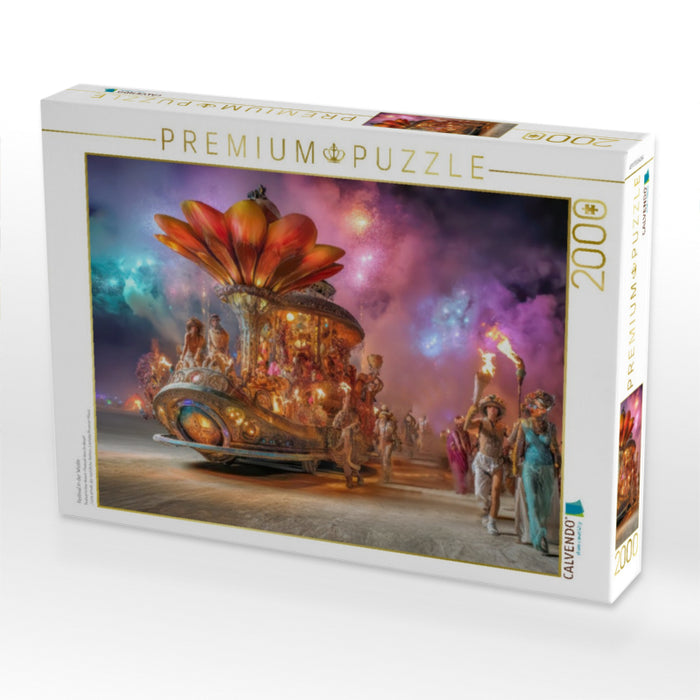 Festival in der Wüste - CALVENDO Foto-Puzzle'