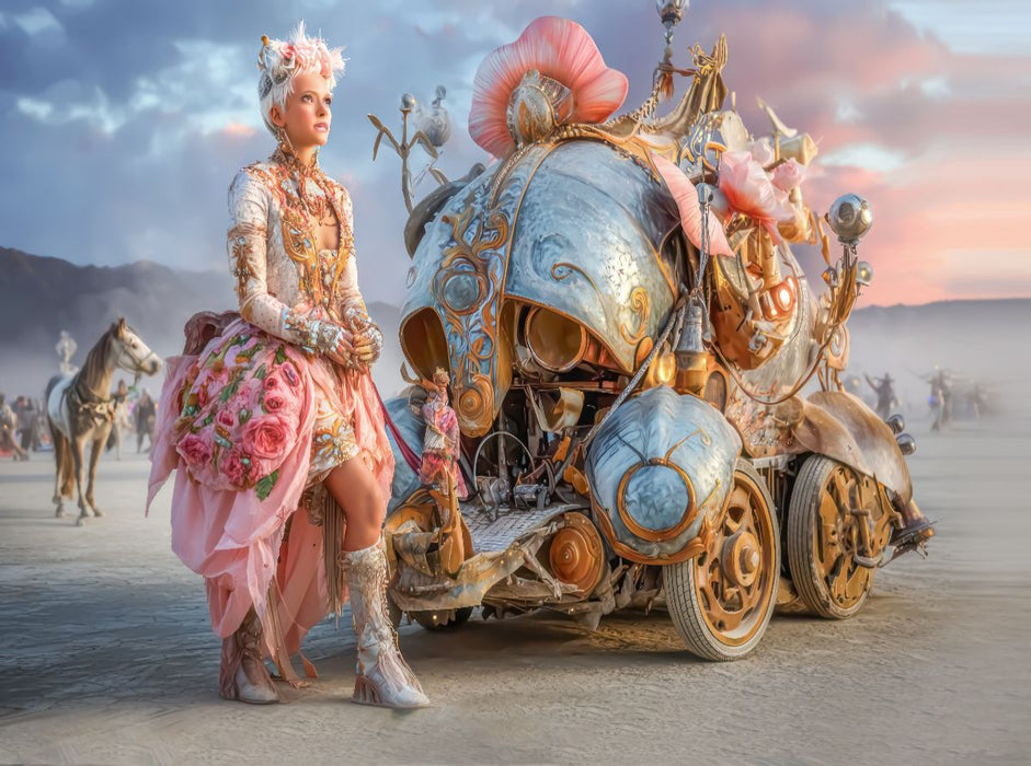 Festival in der Wüste - CALVENDO Foto-Puzzle'