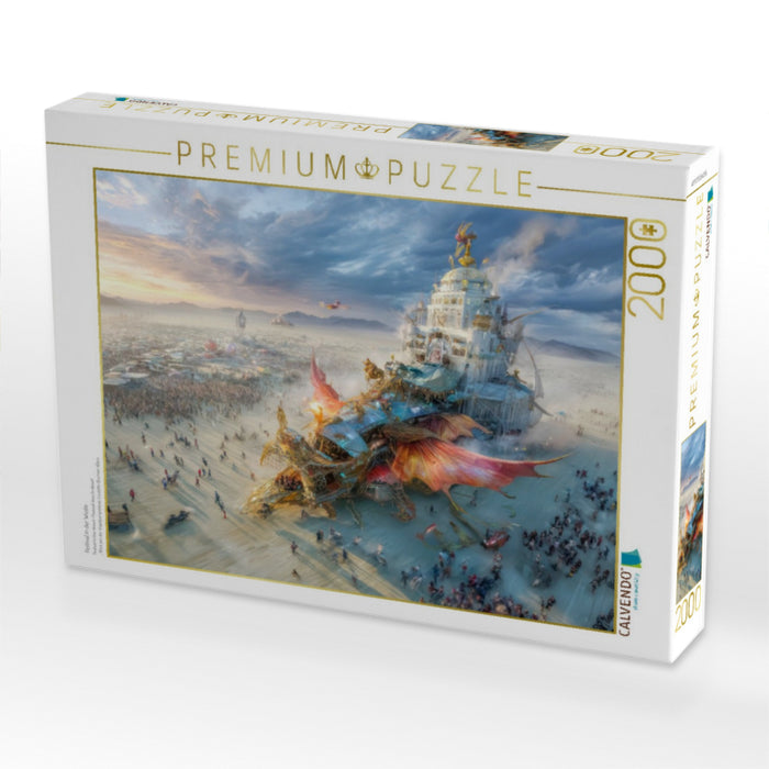 Festival in der Wüste - CALVENDO Foto-Puzzle'