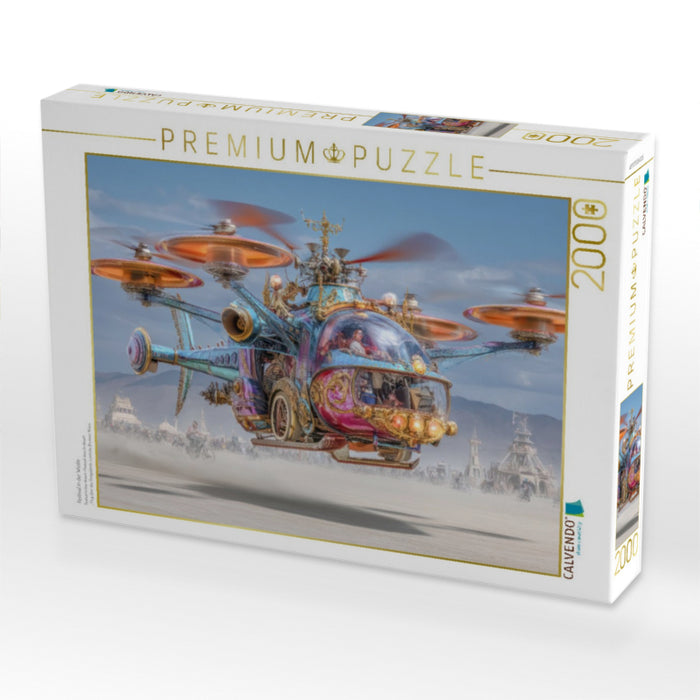 Festival in der Wüste - CALVENDO Foto-Puzzle'