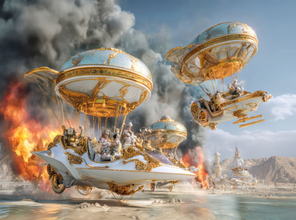 Festival in der Wüste - CALVENDO Foto-Puzzle'