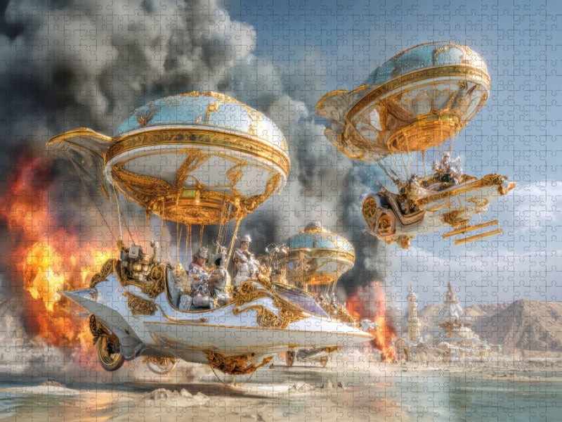 Festival in der Wüste - CALVENDO Foto-Puzzle'