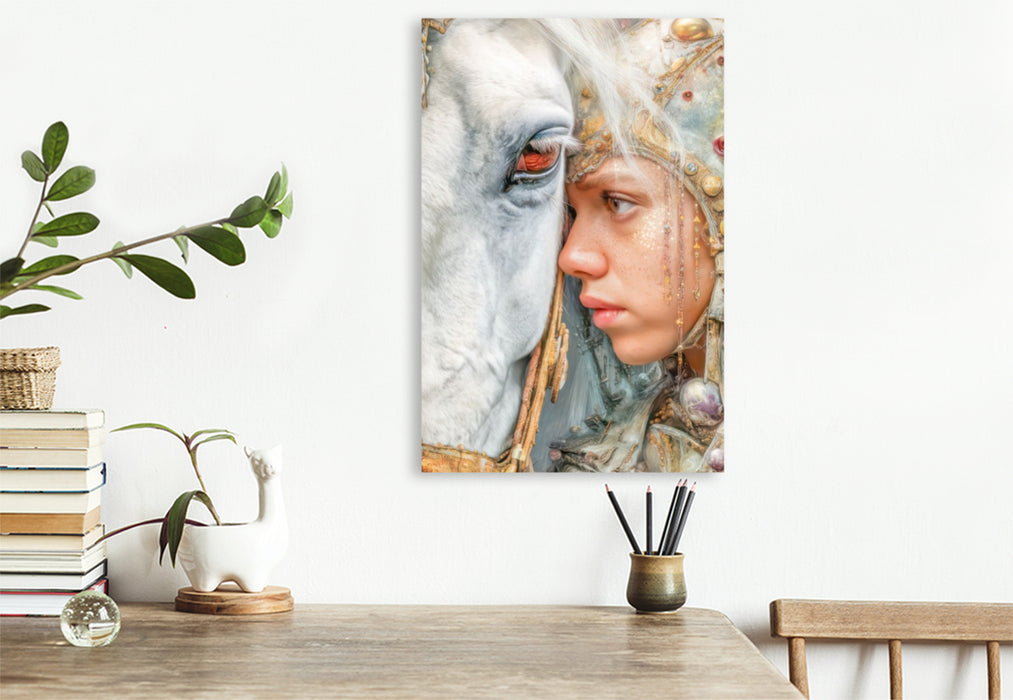 Premium Textil-Leinwand Sphären der Fantasie