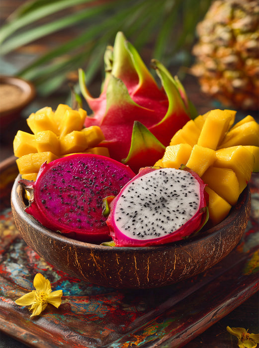 Tropenfrüchte, frisch, bunt & exotisch - CALVENDO Foto-Puzzle'