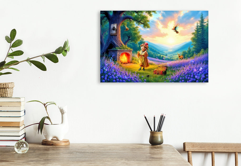 Premium Textil-Leinwand Ach wie gut, dass niemand weiß...