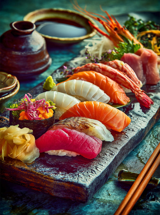 Sushi, zarte Häppchen voller Farben & Aromen - CALVENDO Foto-Puzzle'