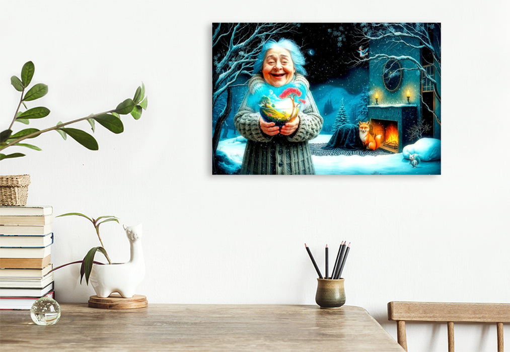 Premium Textil-Leinwand Reserve vom Sommer