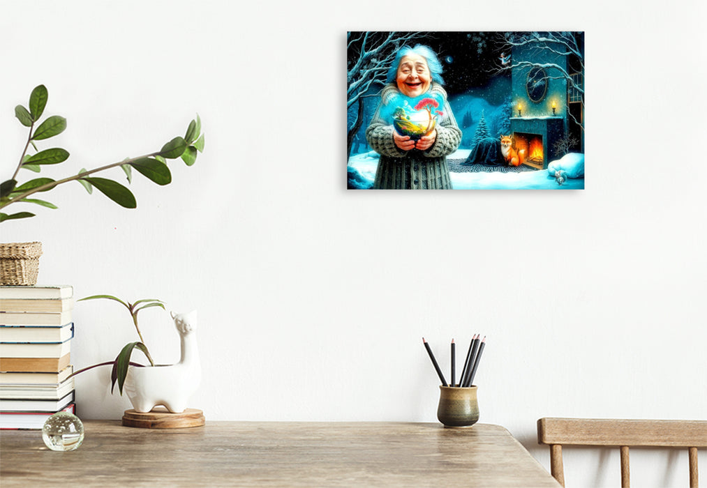 Premium Textil-Leinwand Reserve vom Sommer