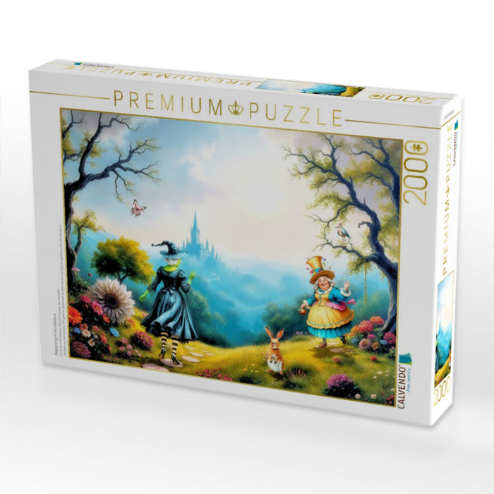Begegnung im Wunderland - CALVENDO Foto-Puzzle'
