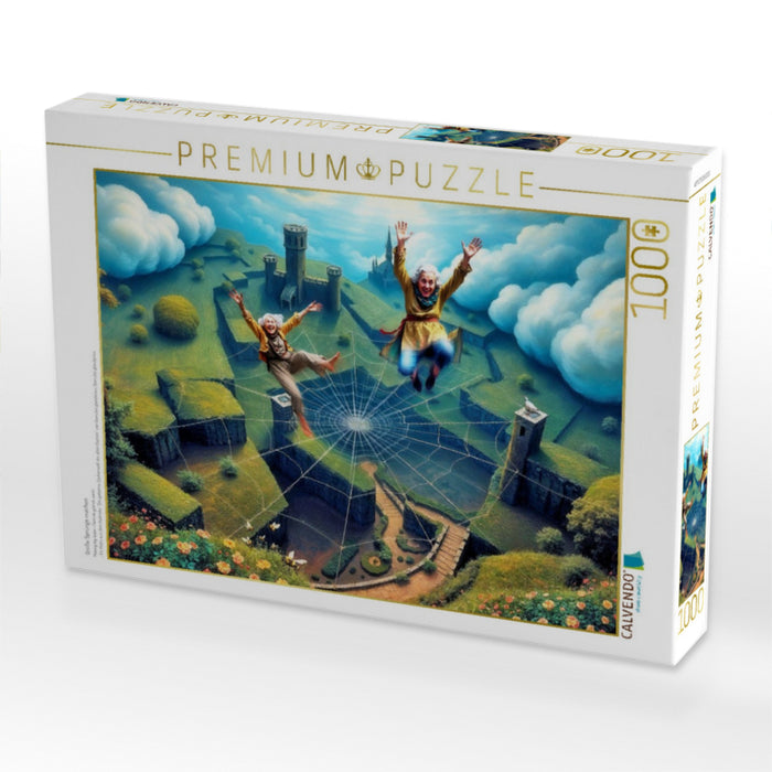 Große Sprünge machen - CALVENDO Foto-Puzzle'