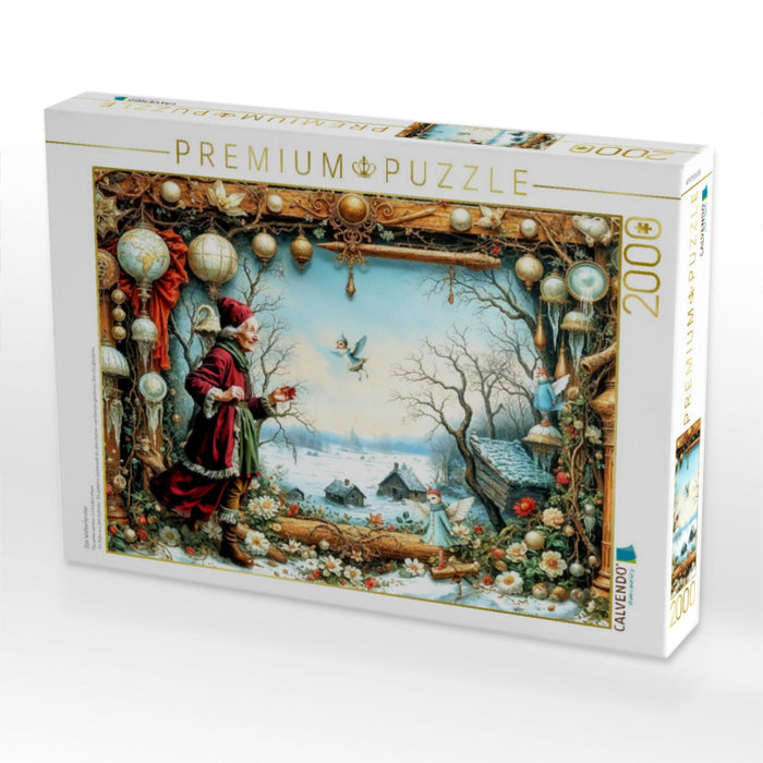 Das Winterfenster - CALVENDO Foto-Puzzle'