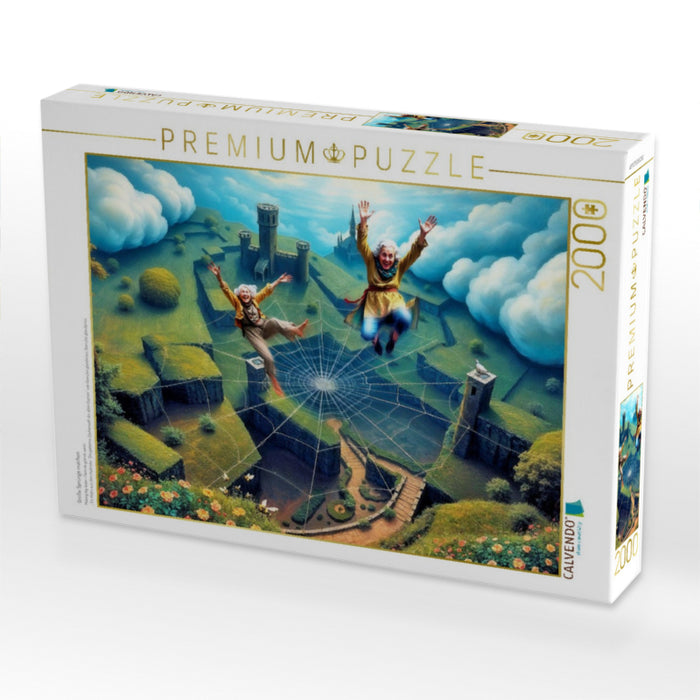 Große Sprünge machen - CALVENDO Foto-Puzzle'