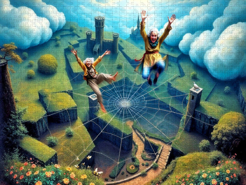 Große Sprünge machen - CALVENDO Foto-Puzzle'