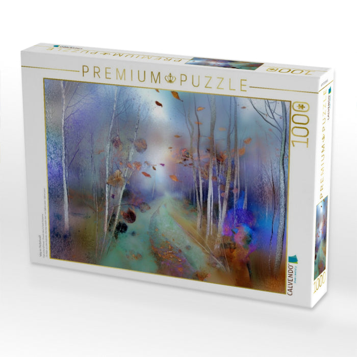 Weg im Herbstwald - CALVENDO Foto-Puzzle'
