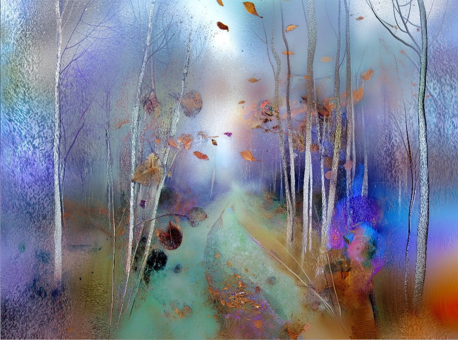 Weg im Herbstwald - CALVENDO Foto-Puzzle'