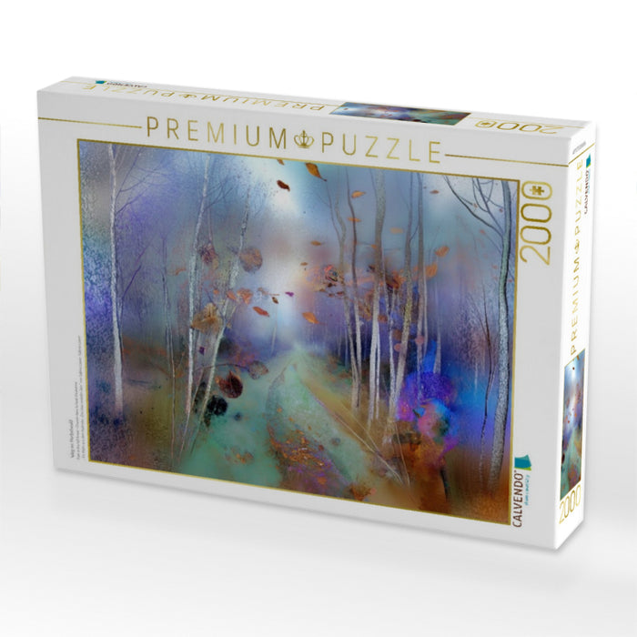 Weg im Herbstwald - CALVENDO Foto-Puzzle'