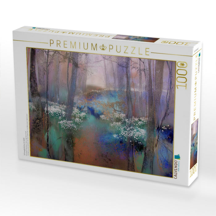 Schneeglöckchen im Wald - CALVENDO Foto-Puzzle'