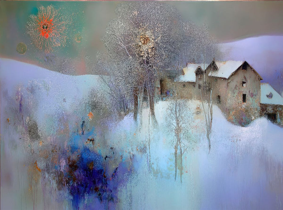 Winter am Gutshof - CALVENDO Foto-Puzzle'