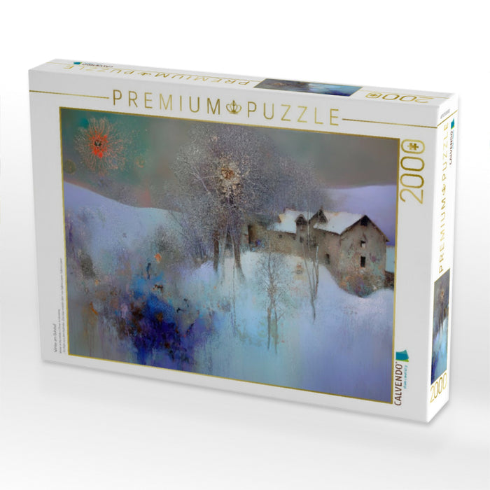 Winter am Gutshof - CALVENDO Foto-Puzzle'