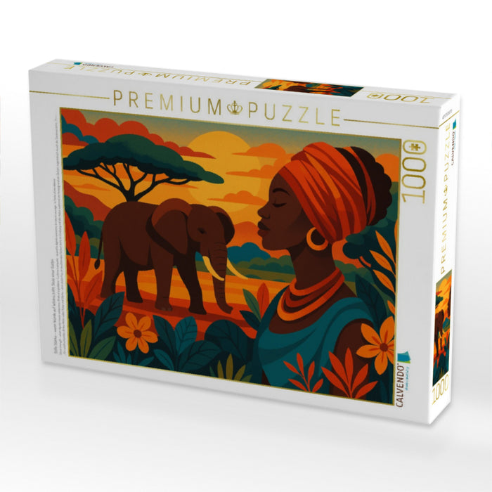 Stille Stärke – wenn Würde auf Wildnis trifft: Stolz einer Göttin - CALVENDO Foto-Puzzle'