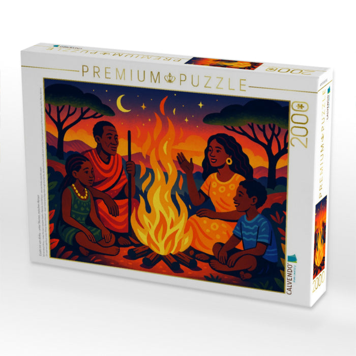 Erzähl mir von Afrika – unter Sternen, zwischen Herzen - CALVENDO Foto-Puzzle'