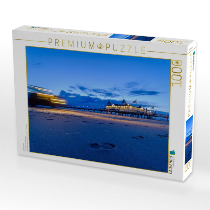 Lichtspuren - CALVENDO Foto-Puzzle'