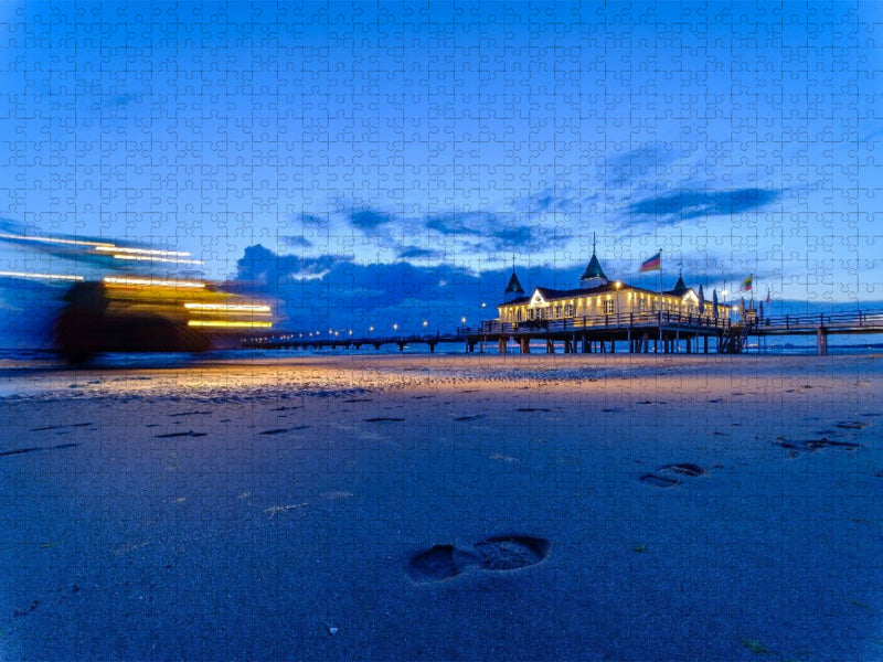 Lichtspuren - CALVENDO Foto-Puzzle'