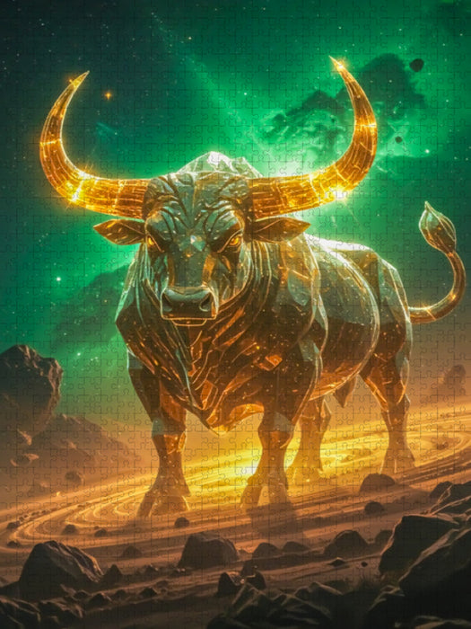 Stier – Der Geist der Erde - CALVENDO Foto-Puzzle'