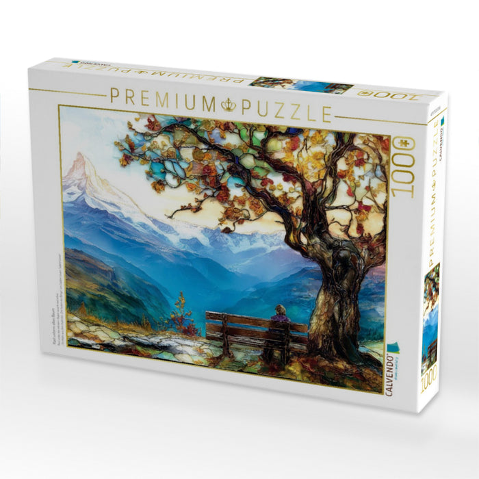 Rast unterm alten Baum - CALVENDO Foto-Puzzle'