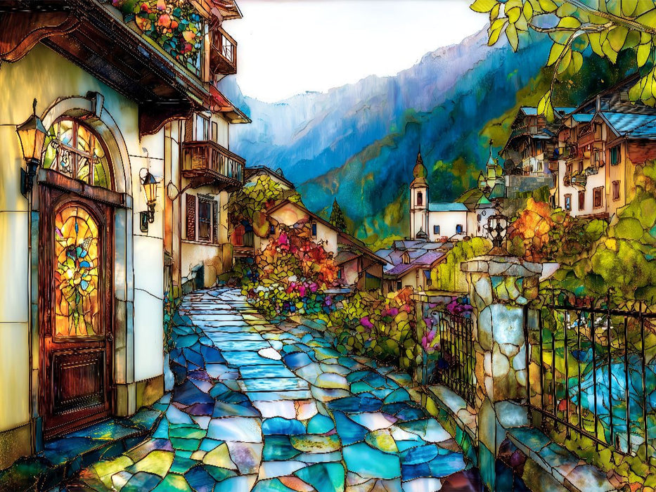 Es wird Herbst in den Bergen - CALVENDO Foto-Puzzle'