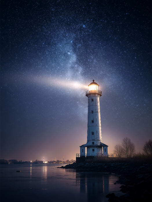 Unter funkelnden Sternen schläft das Meer - CALVENDO Foto-Puzzle'