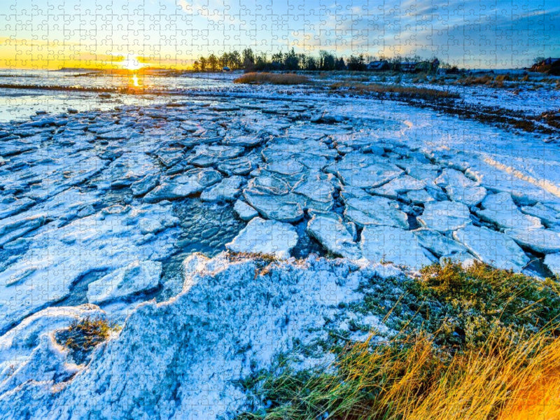 Wattmeer auf der Ostseite - CALVENDO Foto-Puzzle'