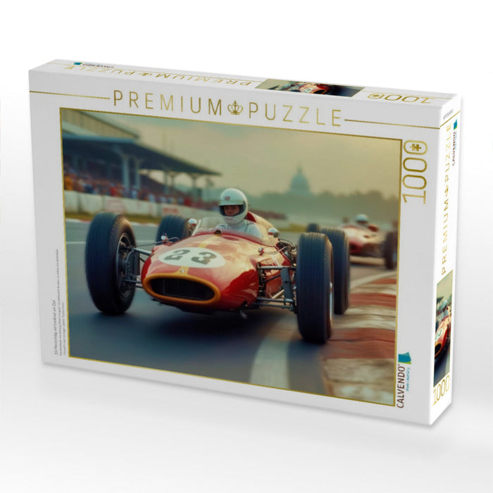 Ein Herzschlag, ein Lenkrad, ein Ziel. - CALVENDO Foto-Puzzle'