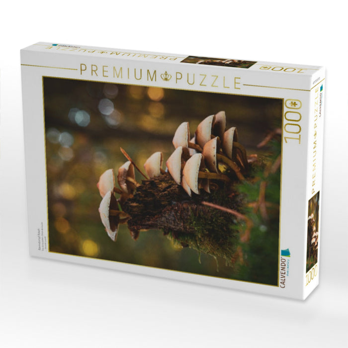 Baumstumpf Bokeh - CALVENDO Foto-Puzzle'