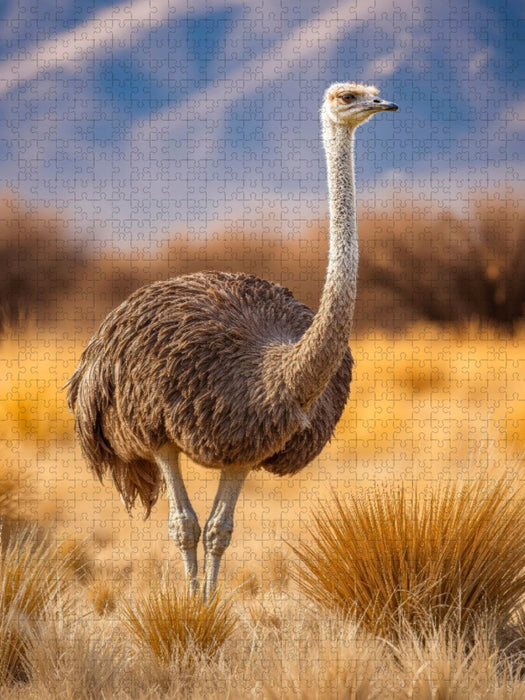 Der Weg ist das Ziel - immer auf der Suche nach Futter - CALVENDO Foto-Puzzle'