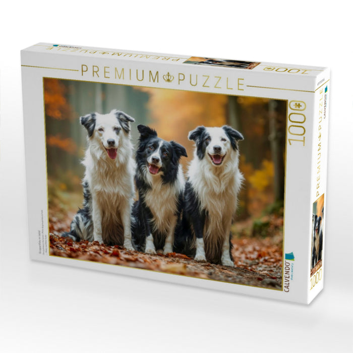 Gruppenfoto im Wald - CALVENDO Foto-Puzzle'