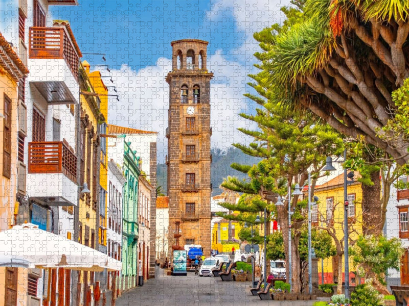 Iglesia de la Concepción, La Laguna, Teneriffa - CALVENDO Foto-Puzzle'