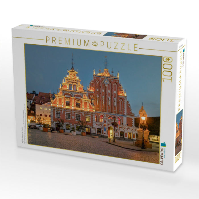 Riga im Spiegel der Hanse - CALVENDO Foto-Puzzle'