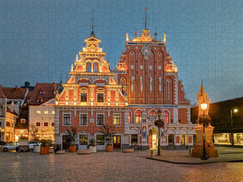 Riga im Spiegel der Hanse - CALVENDO Foto-Puzzle'