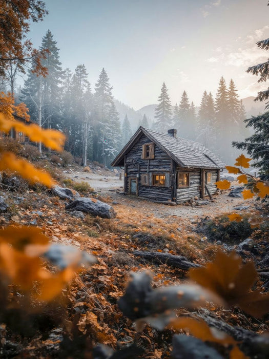 Eine Wanderhütte - wer wird sie finden? - CALVENDO Foto-Puzzle'