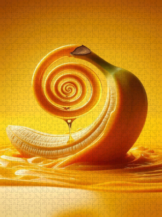 Eine Banane voller Vitamine - CALVENDO Foto-Puzzle'
