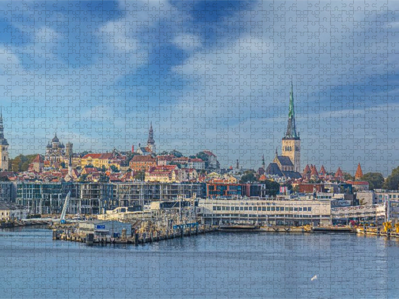 Skyline Tallinn – Ein Blick, tausend Geschichten - CALVENDO Foto-Puzzle'