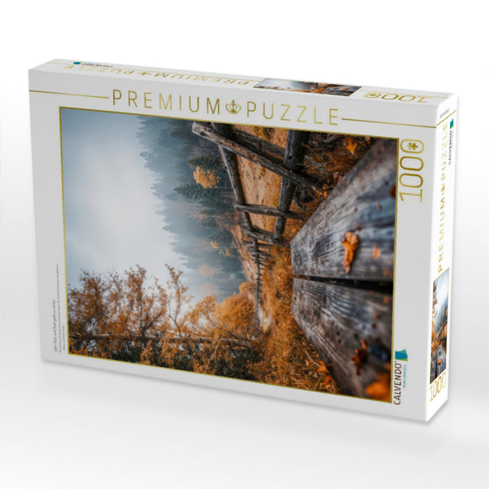 Über Holz und Stein geht es weiter - CALVENDO Foto-Puzzle'